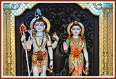 Annkut offered to Shri Shiv-Parvati and Shri Ganeshji