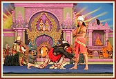 BAPS youths perform a drama, 'Bhakti ki Shakti' - Angad's presence in the court of Ravan