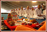 Mahapuja during the diksha ceremony