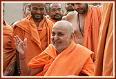 Swamishri in radiant mood