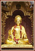 Garlanded murti of Bhagwan Swaminarayan