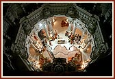 Top view of sanctum sanctoram from inside the central dome