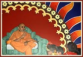 Swamishri blesses a special assembly of BAPS Bharuch Bal Mandal 