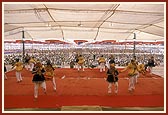 BAPS children of Vadodara perform a traditional dance in honor of the murti-pratishtha of Shri Ghanshyam Maharaj
