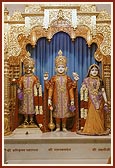 Shri Harikrishna Maharaj and Shri Lakshmi Narayan Dev