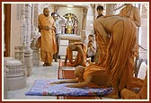 ...performs prostrations