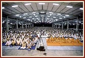 Newly built assembly hall 'Pramukh Swami Sabhagruh' in BAPS Akshar Farm