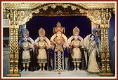 Thakorji adorned for the occasion of diksha ceremony