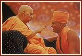Giving the guru mantra during the sadhu-diksha