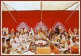 Murtis during yagna