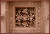 Varieties of ornately carved mandir ceilings