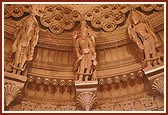 Murtis of different devas in the main dome