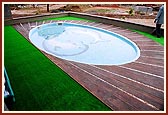 Classrooms and a splash pool 