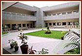 Courtyards of Shri Swaminarayan Vidyamandir, Raisan - A BAPS primary school near Amdavad