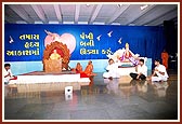 Through a skit the youths have a question-answer session with Swamishri