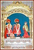 Shri Harikrishna Maharaj and Shri Radha-Krishna Dev