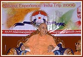 Swamishri during the shibir