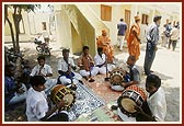 A traditional welcome at 'Shri Swaminarayan Nagar', Pattipulamkupam