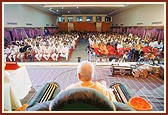 Evening satsang assembly