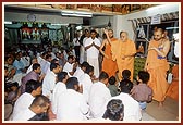 Swamishri blesses the local devotees