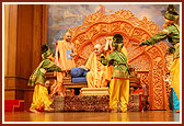 Children perform welcome dance