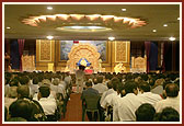 Dignitaries during satsang assembly
