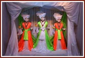 Bhagwan Swaminarayan, Aksharbrahma Gunatitanand Swami and Shri Gopalanand Swami