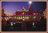 Divine Delight: Mandir before dawn