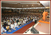 Devotees engaged in patotsav mahapuja