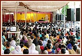 Devotees during puja