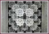 Intricately carved ceilings