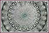 Intricately carved ceilings