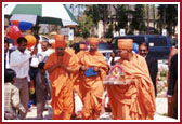 Arrival  at Charlotte Mandir