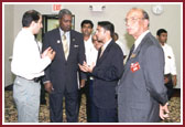 Mayor Harvey Johnson visits Swaminarayan Temple