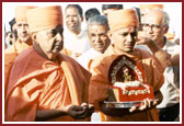 Performing the Vedic rituals as part of the opening ceremony performed at the main gate